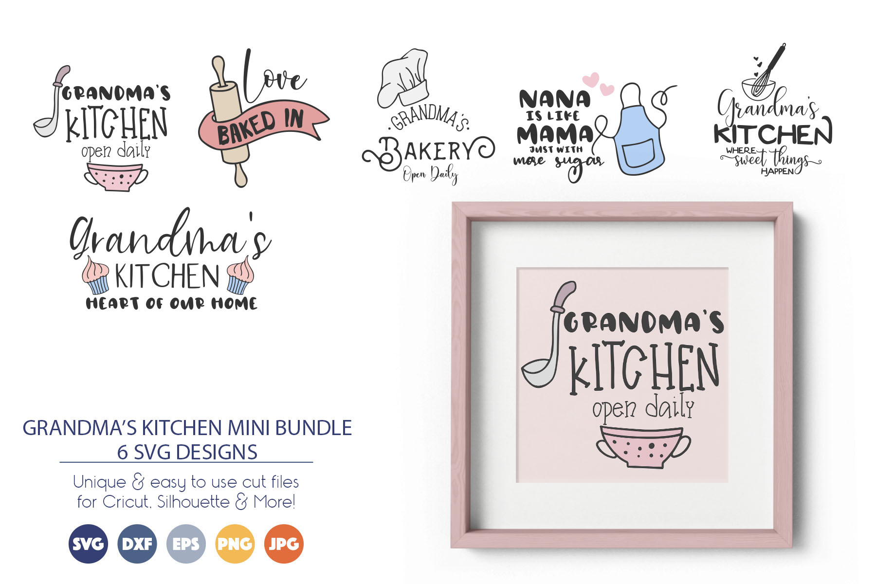 Grandma's Kitchen SVG Bundle