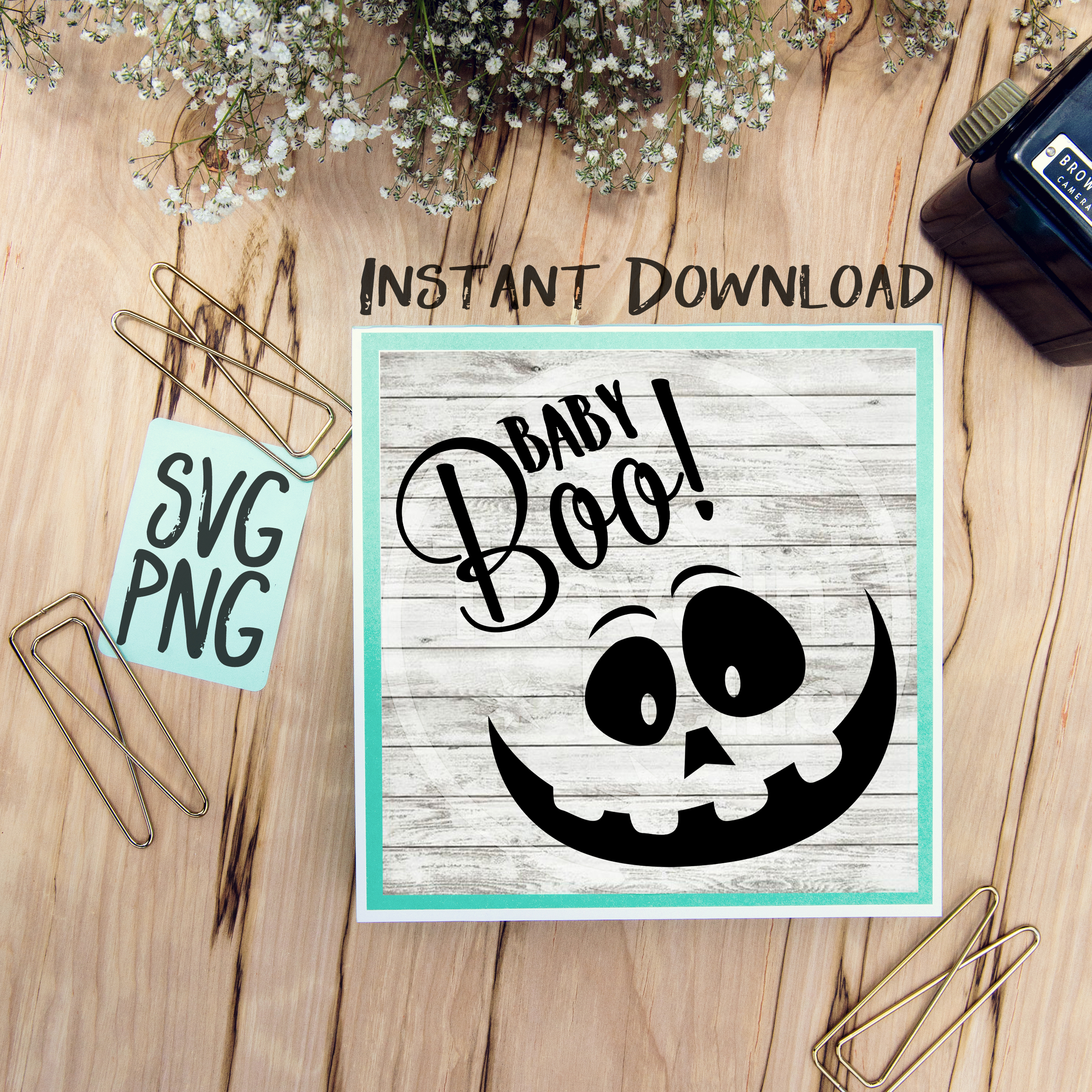 Download Baby Boo Jack-O-Lantern Funny Halloween SVG PNG Cricut ...