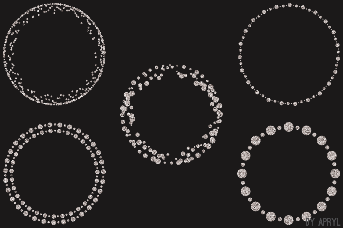 Diamond Frames Round Jewels