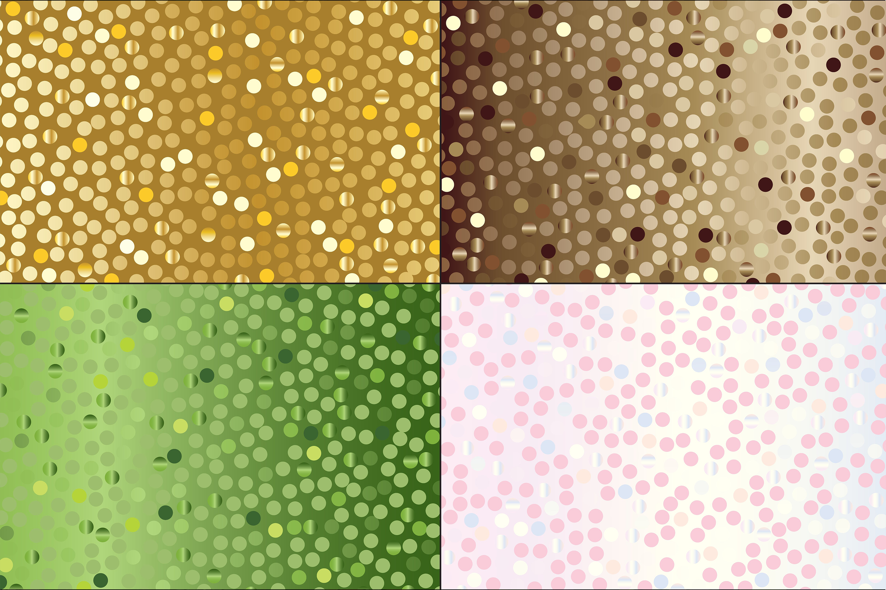 Random Metallic Dot Patterns 151038 Textures Design Bundles