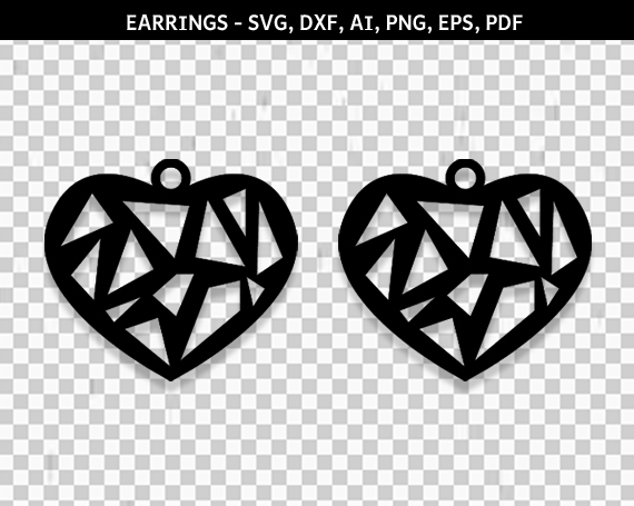 Free Free Heart Earring Svg Free 772 SVG PNG EPS DXF File