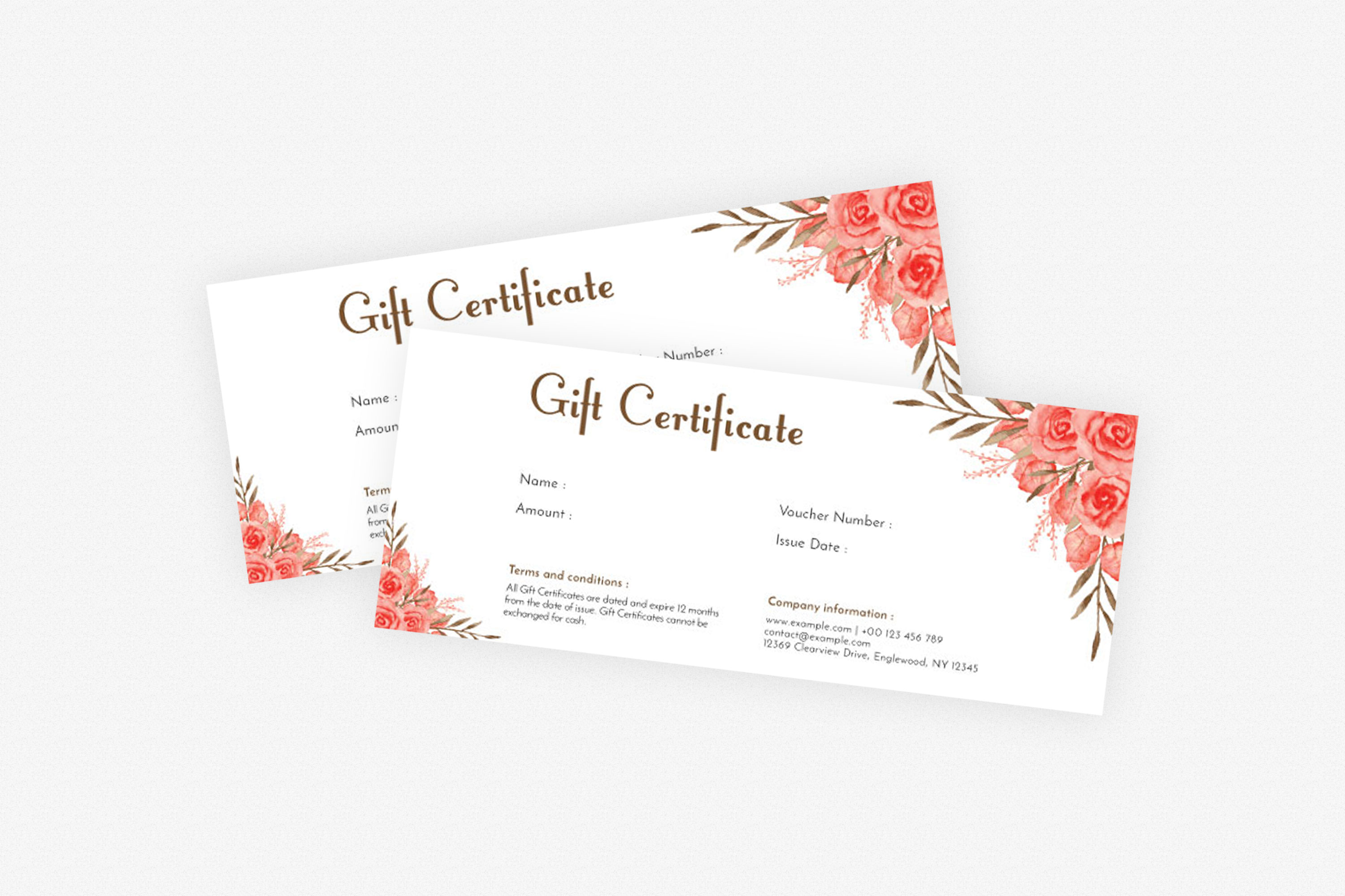 Gift Certificate Template