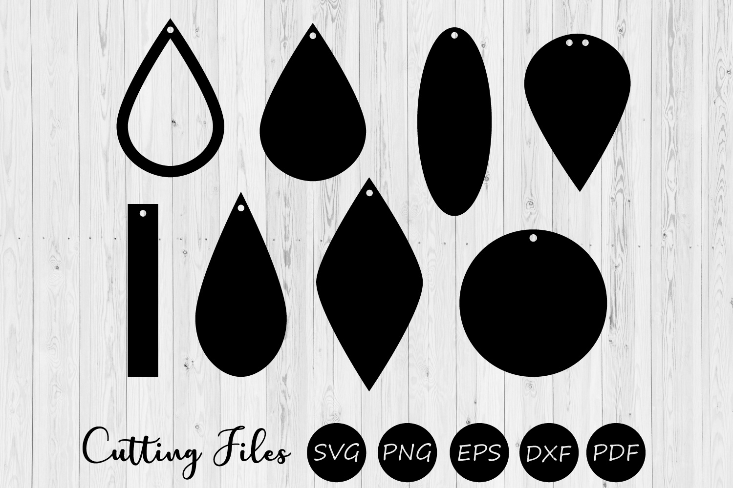 Download 16 Earring digital designs | SVG cut files| Leather earrings (303488) | SVGs | Design Bundles