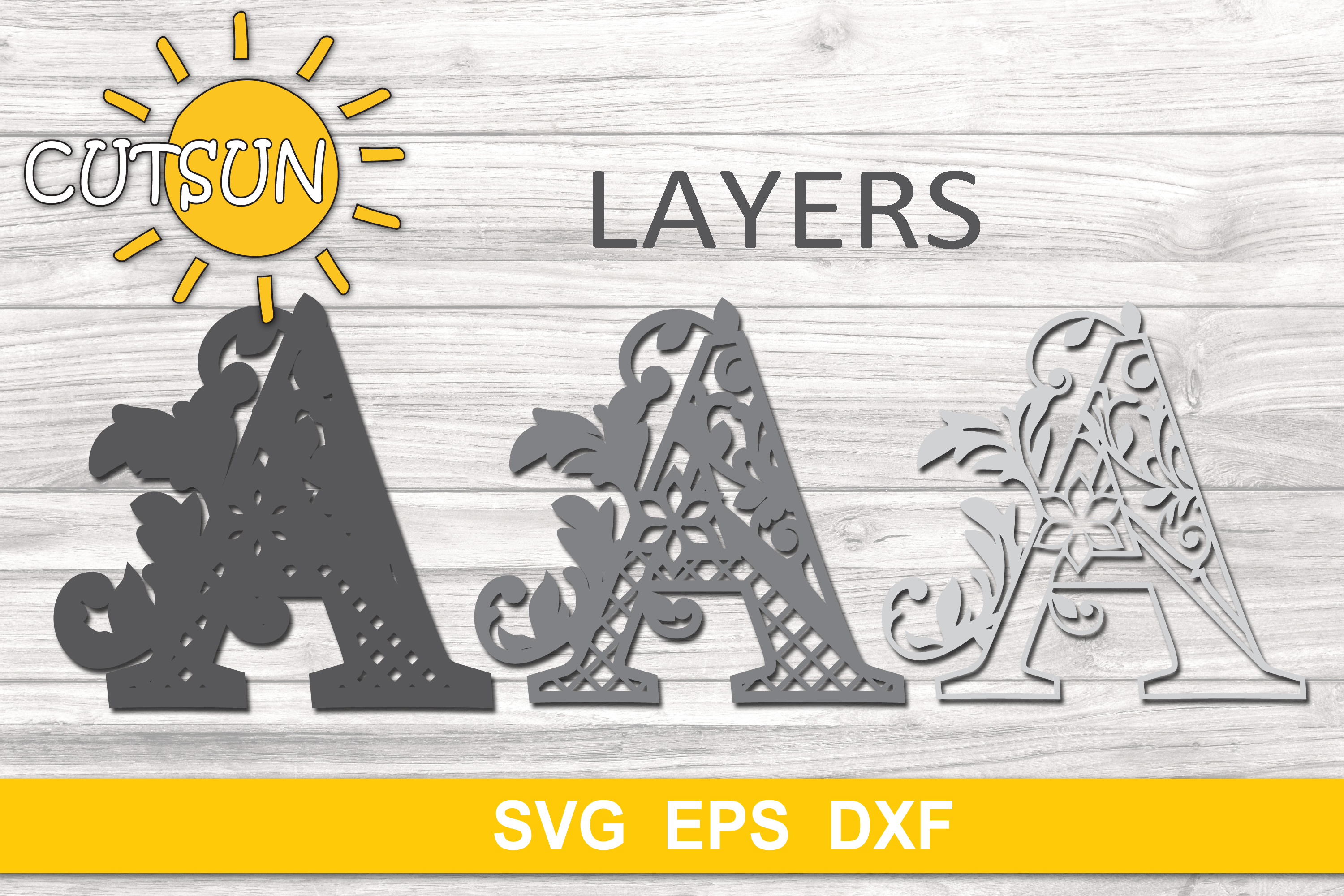 Free Free 53 Layered Mandala Letters Svg SVG PNG EPS DXF File