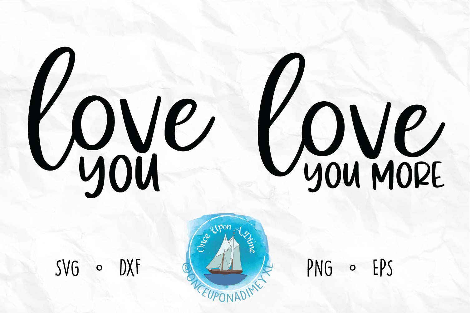 Download Love You More | Wedding |Wedding SVG Cut File (420664 ...
