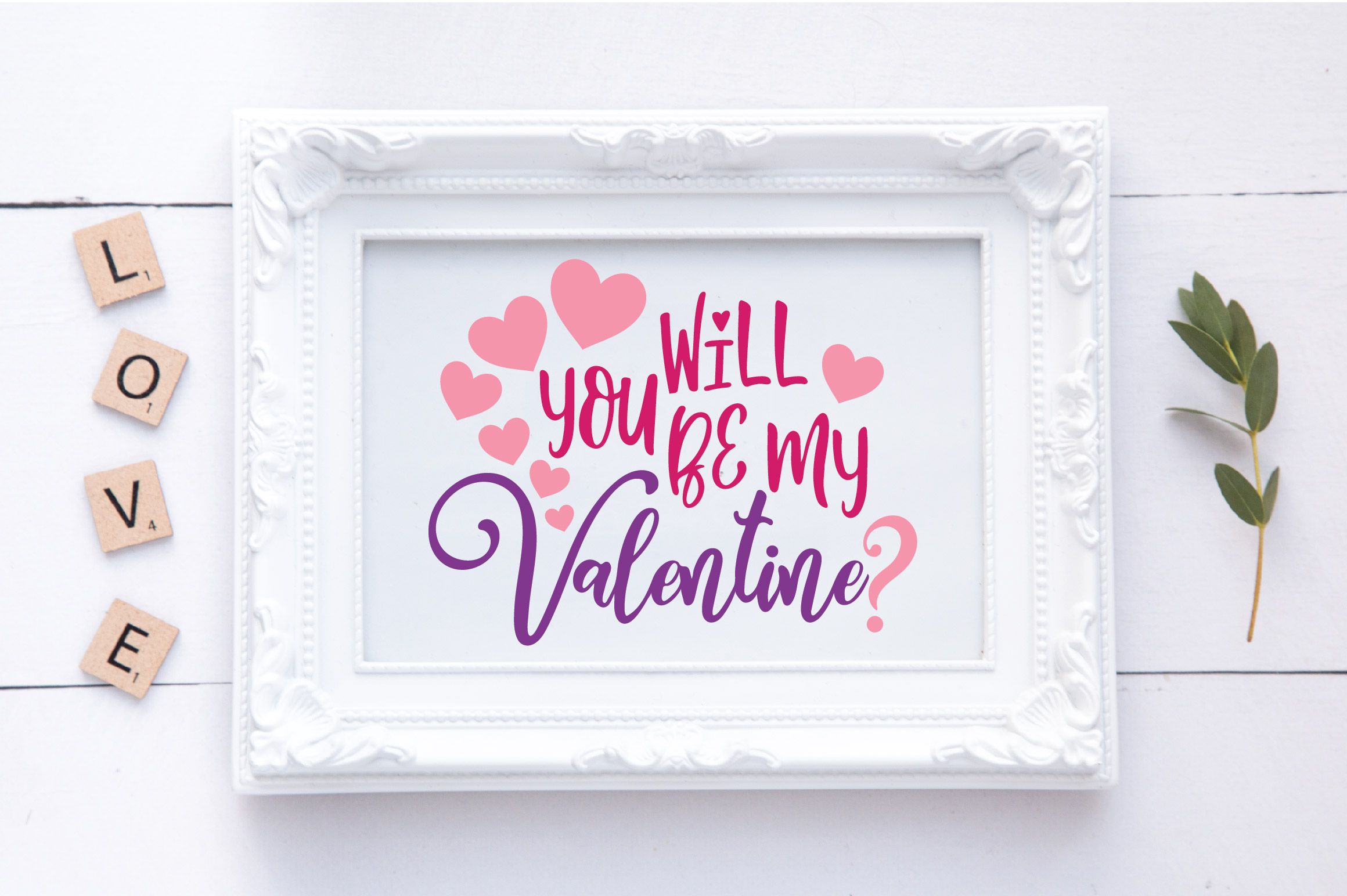 Download Will You Be My Valentine SVG Cut File - SVG EPS DXF PNG PDF