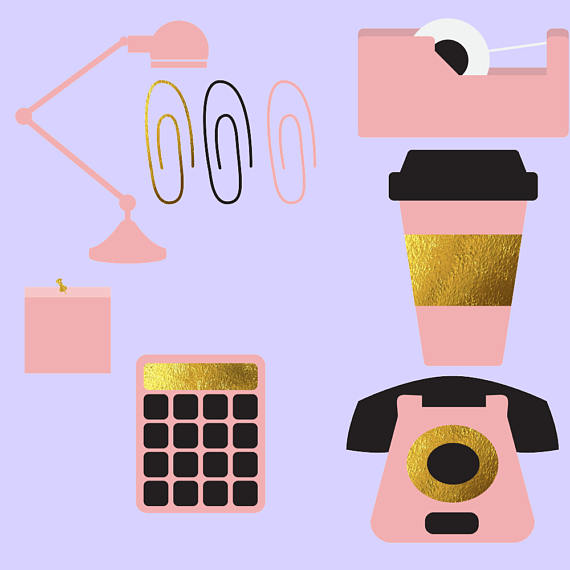 Office Supplies Clipart