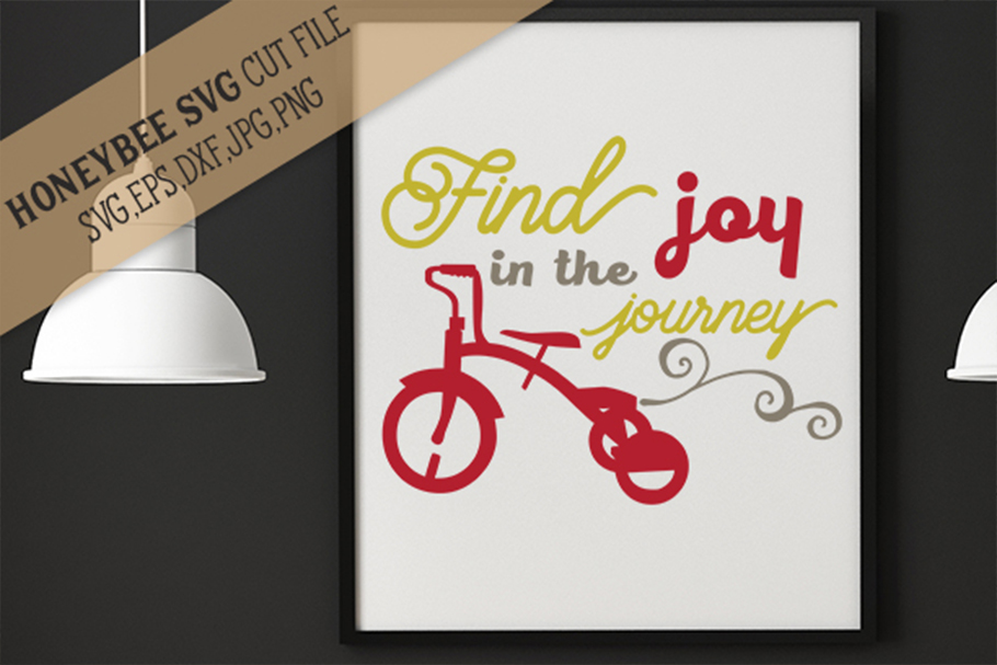Find Joy In The Journey SVG Cut File (144312) | SVGs | Design Bundles