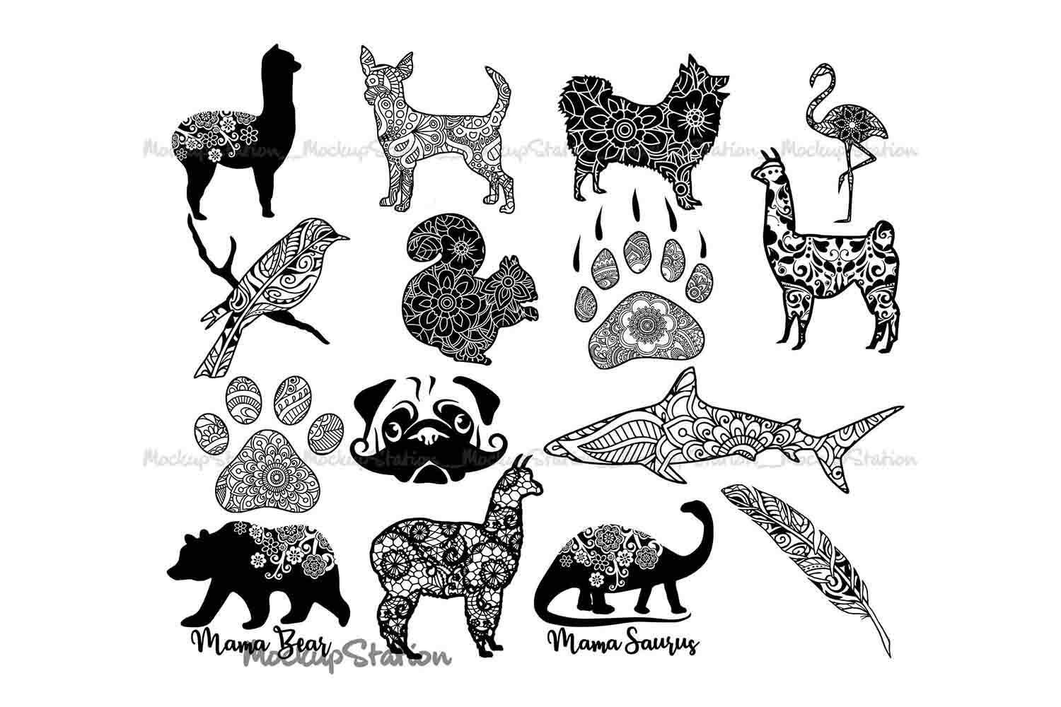 Download Huge SVG Bundle, Animals Texas Sayings Mandala Cut File PNG