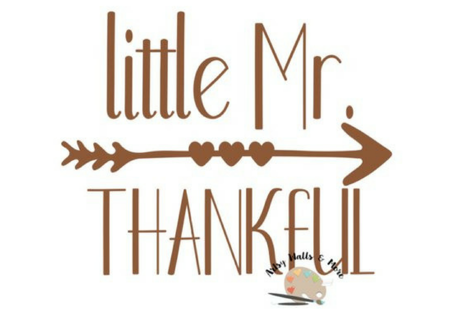Little Mr. Thankful svg cut file baby boy thanksgiving svg