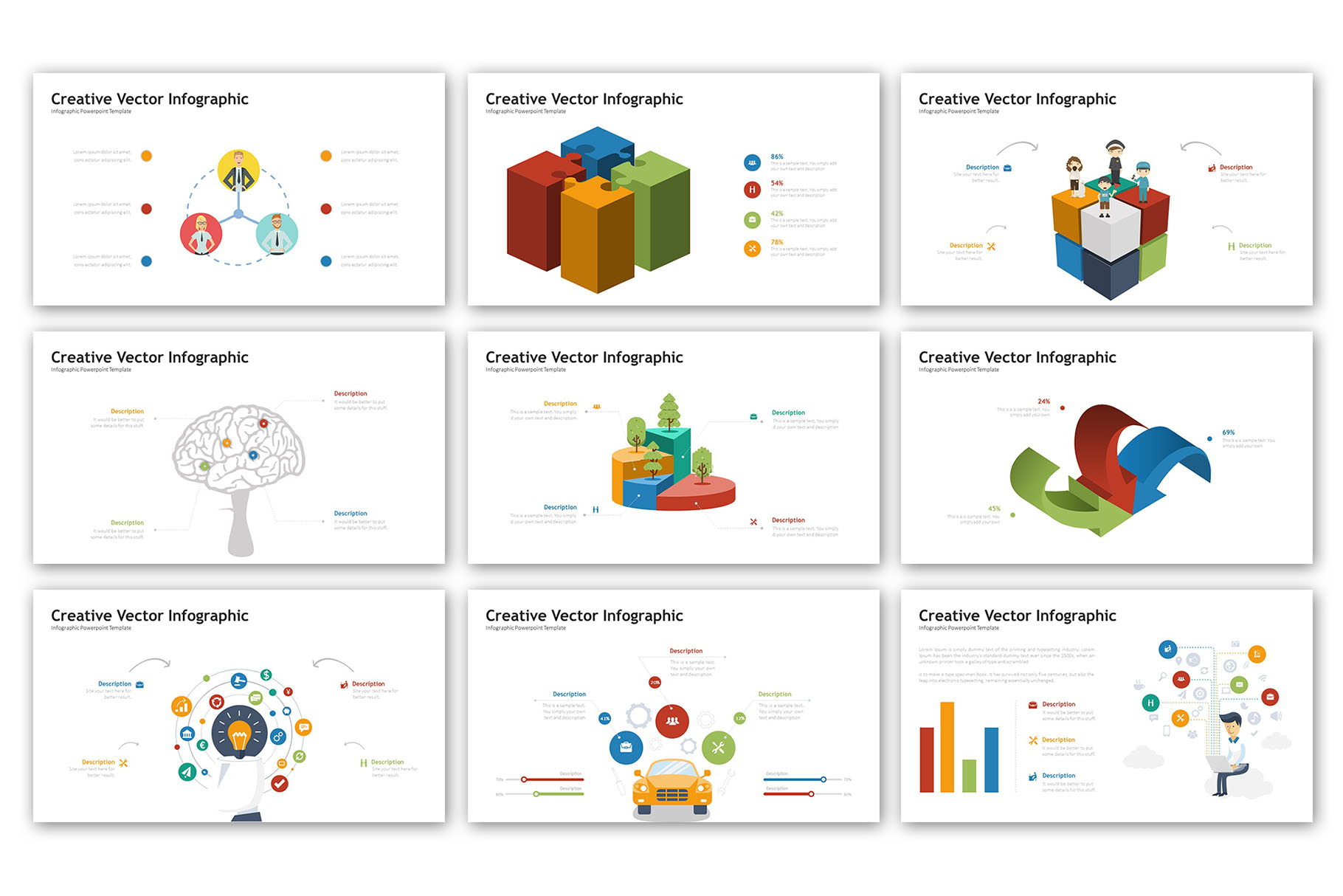 presentation creative vector Vector Presentation Creative