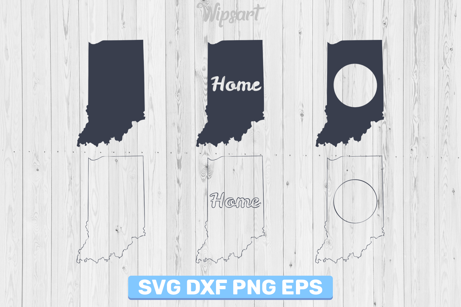 Download SALE! Indiana silhouette, indiana svg file, indiana png