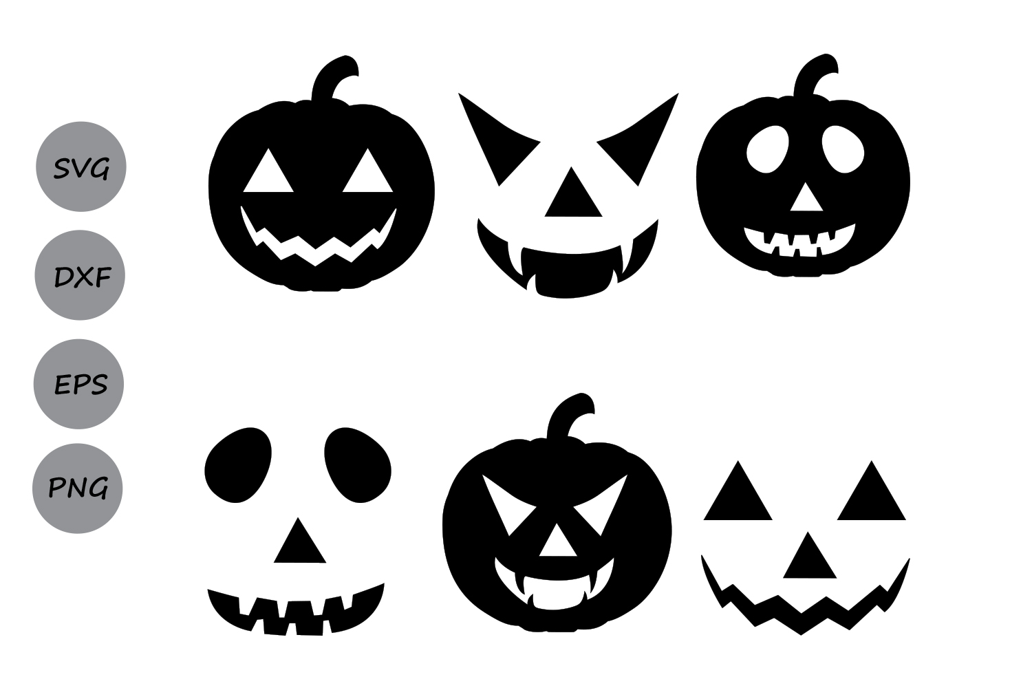 Halloween Pumpkin Face Svg