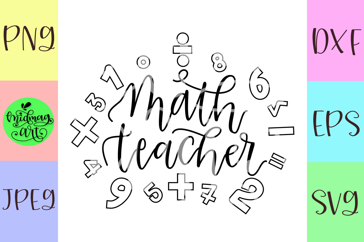 Download Math teacher svg, Back to school svg (304171) | SVGs ...