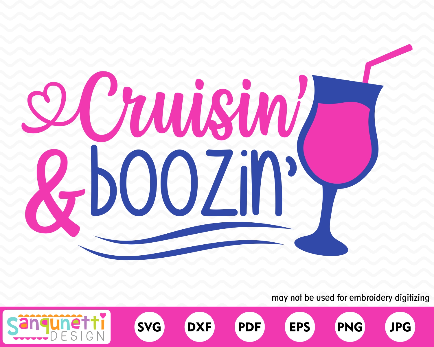 Cruisin' & boozin' svg, vacation cruise cut file (266308) | Cut Files ...