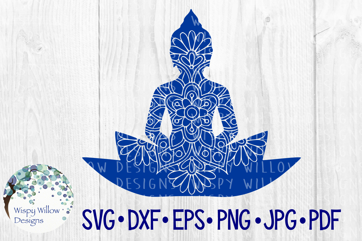 Buddha Floral Mandala Buddhism Svg Cut File