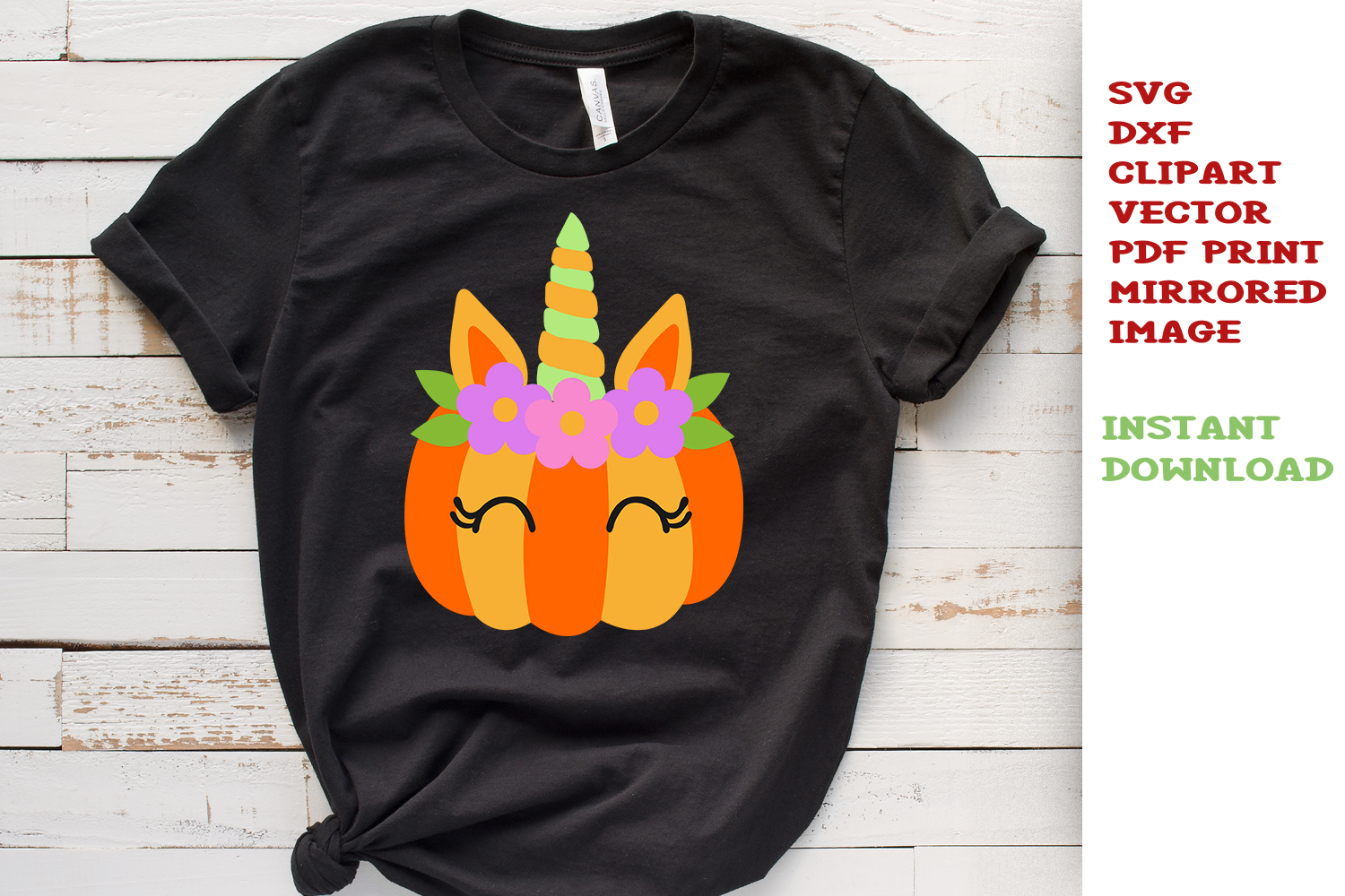 Download Pumpkin Unicorn Thanksgiving Halloween SVG cut files