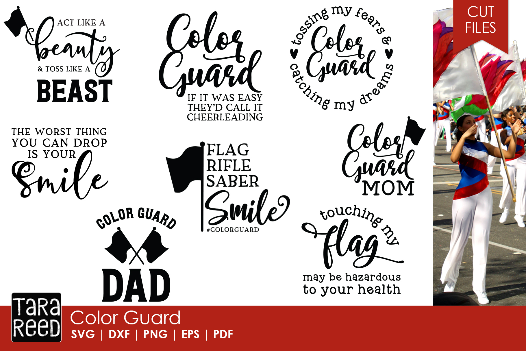Download Color Guard SVG and Cut Files for Crafters (182680) | Cut Files | Design Bundles