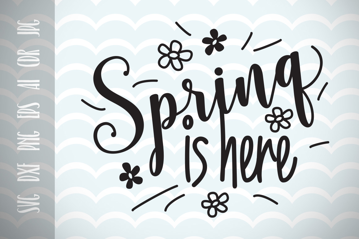 Download Spring is Here, Spring decor, Spring Time SVG Vector Image ...