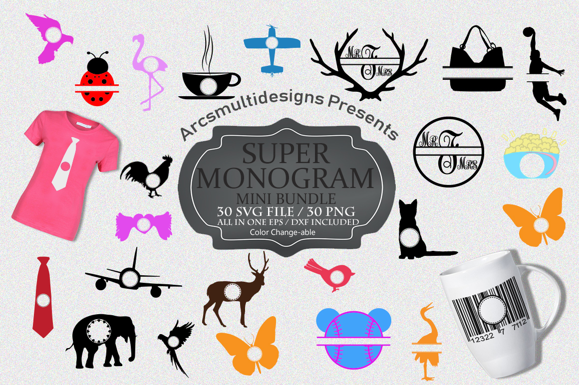 Download Monogram bundle svg vector / monogram frames svg vector ...