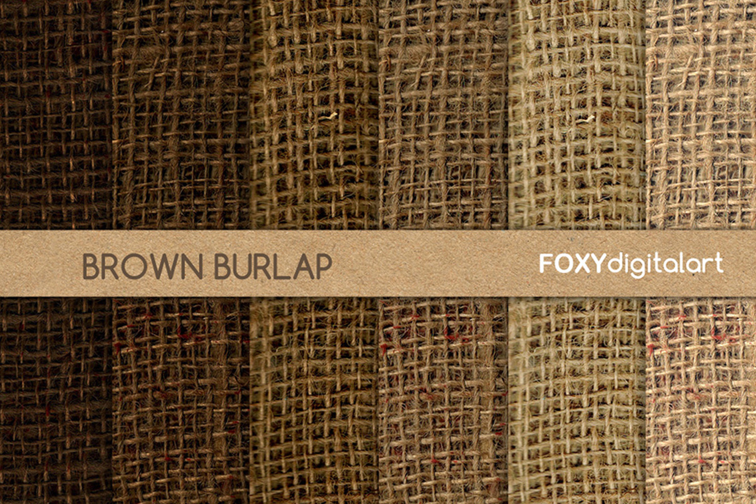 Download Brown burlap linen jute canvas digital paper fabric textures (282826) | Backgrounds | Design Bundles