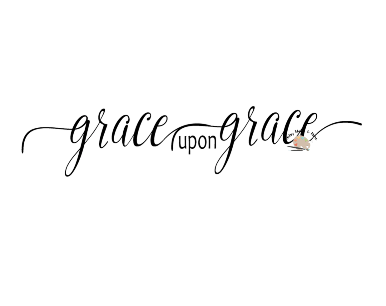 Grace upon Grace svg CUT file, Christian Faith svg file Grace of God ...