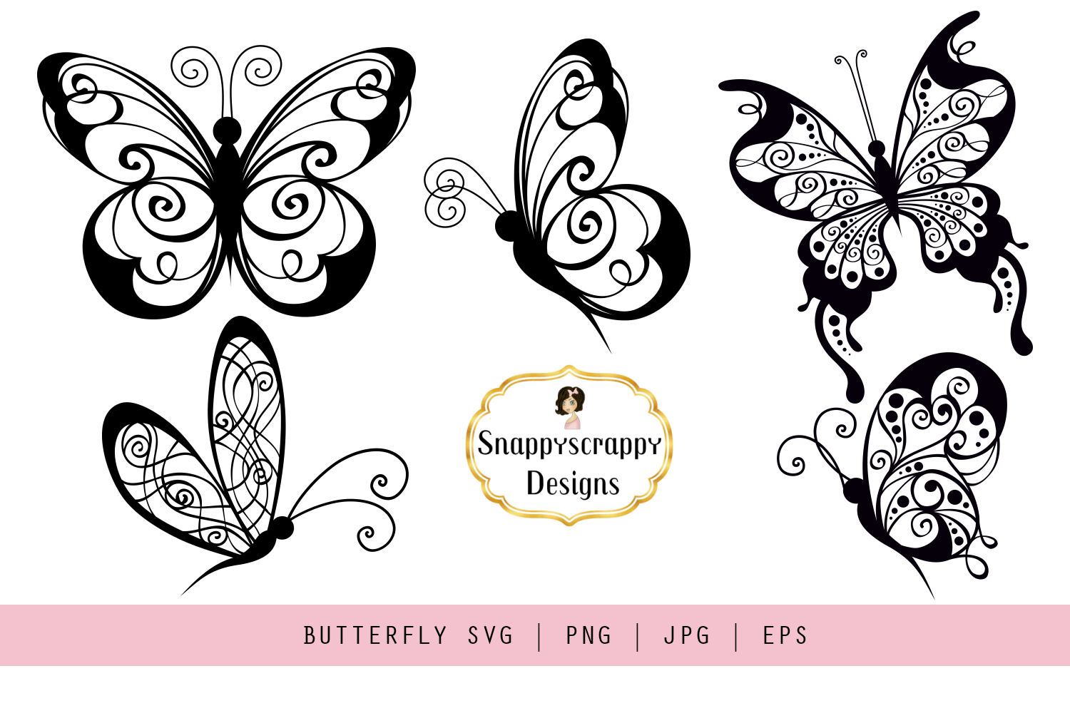 Download Butterflies - SVG