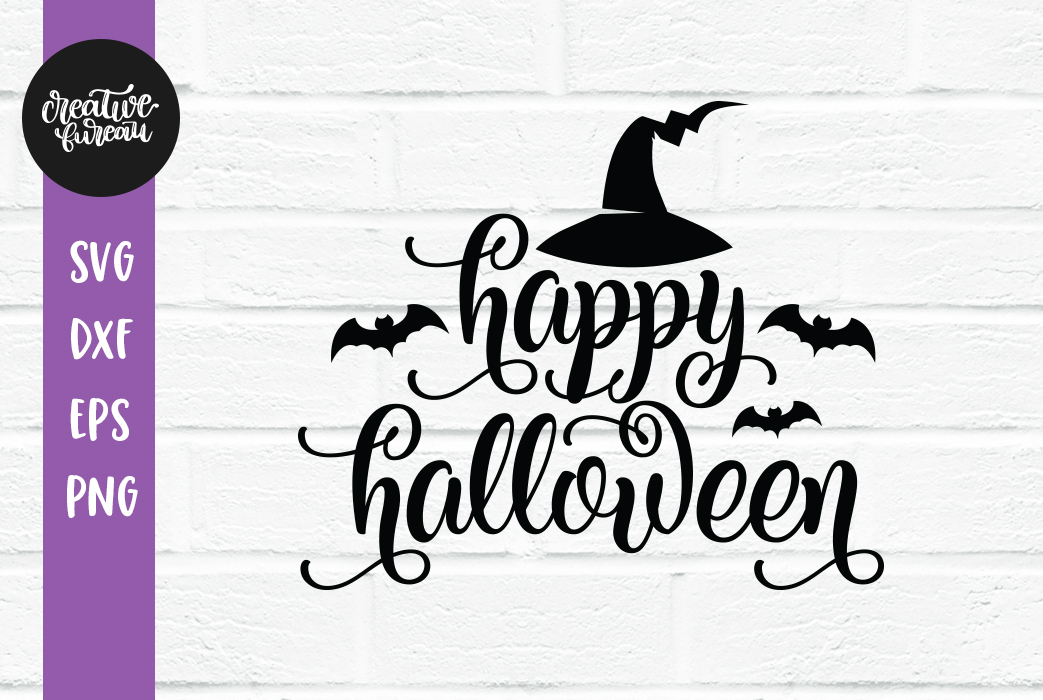 Download Happy Halloween SVG DXF, Halloween SVG Cutting File ...