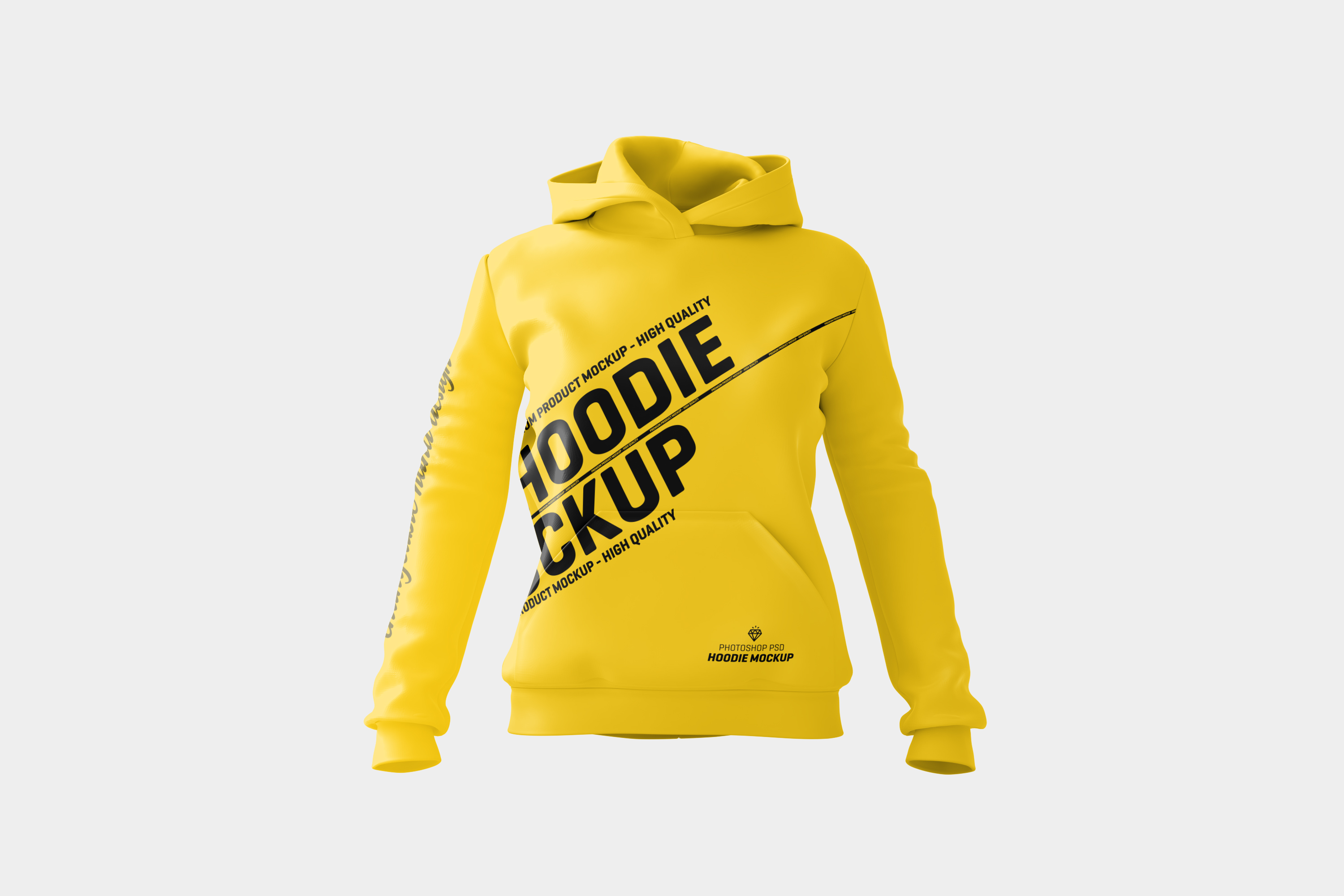 Download Women Hoodie Mockup (298242) | Mock Ups | Design Bundles