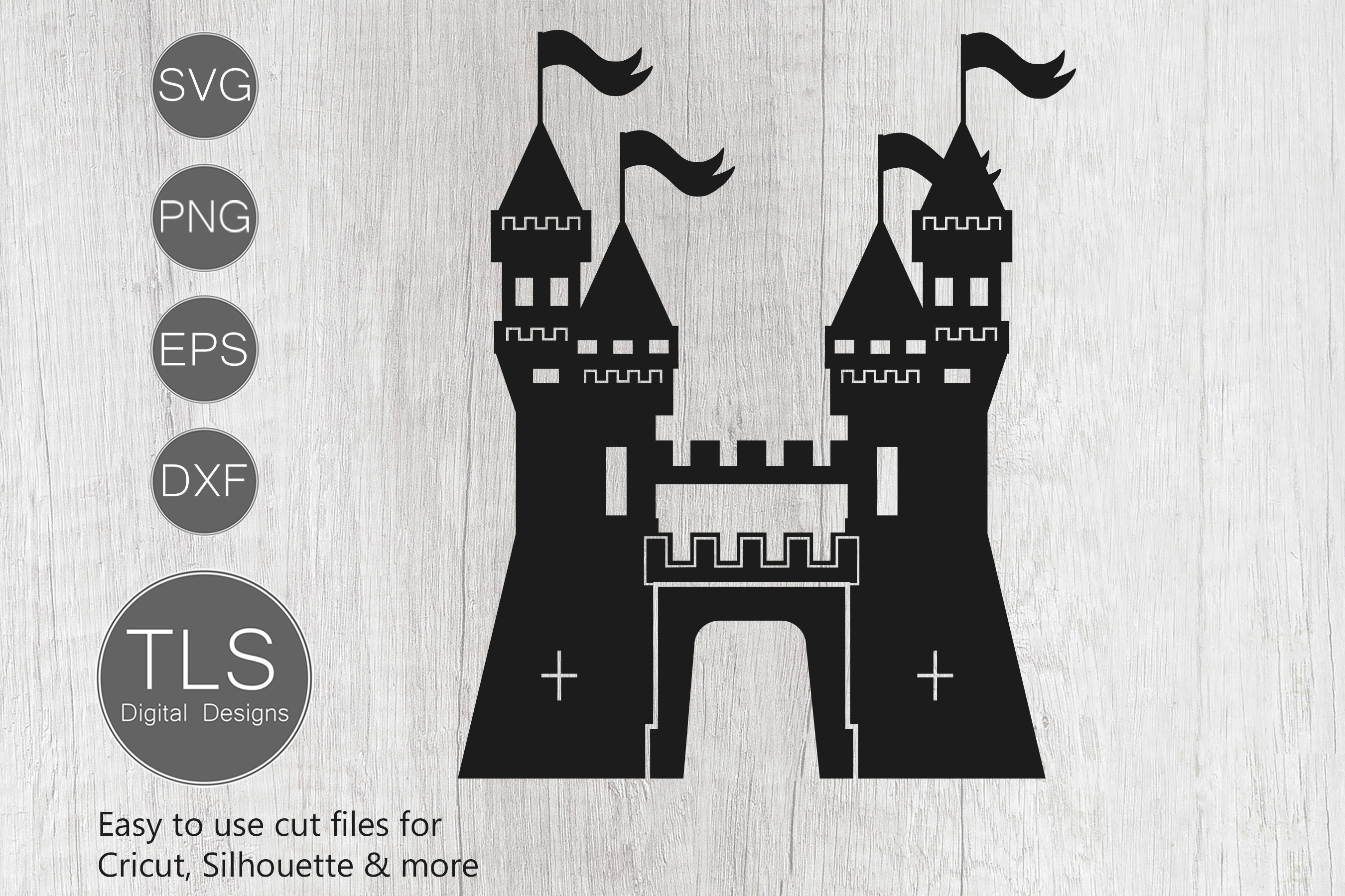 Princess Castle SVG, Princess Castle cut file