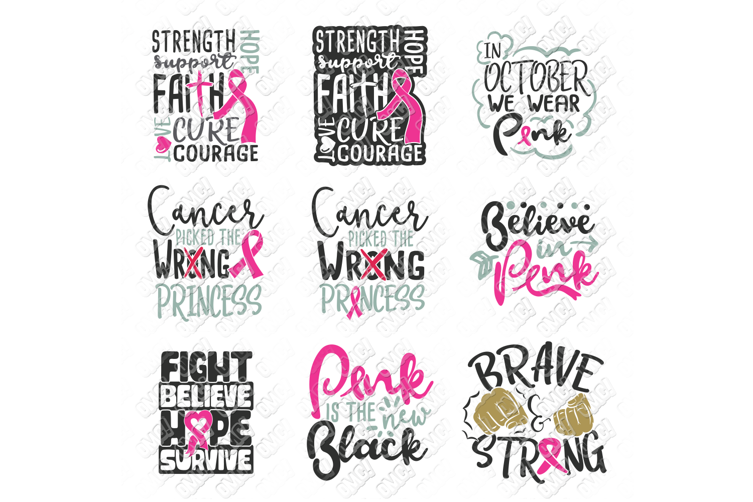 Download Breast Cancer SVG Encouragement in SVG, DXF, PNG, EPS, JPEG