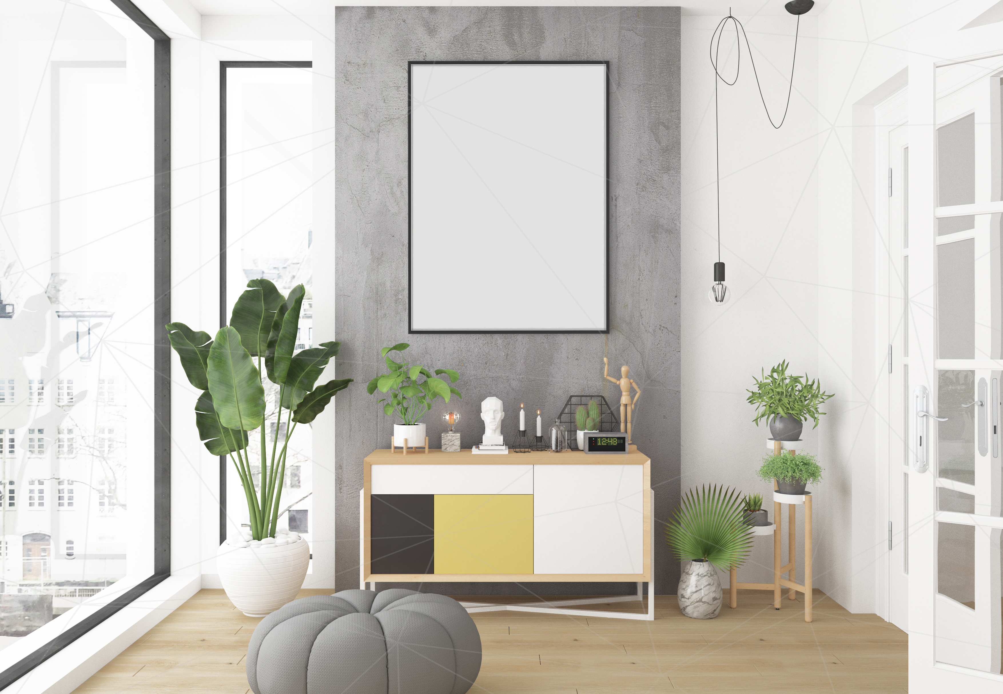 Download Interior mockup bundle - blank wall mock up (56479) | Mock ...