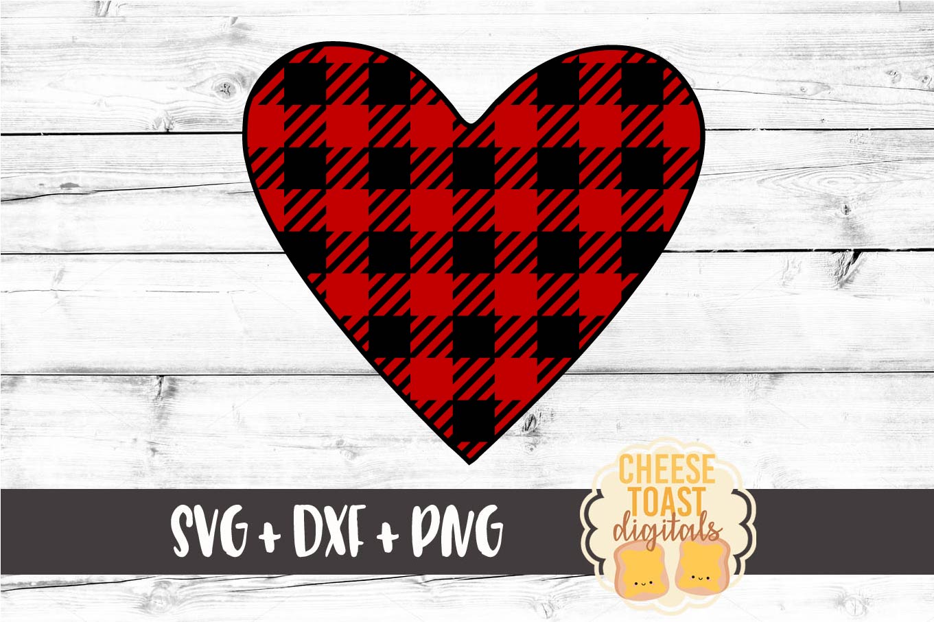 Download Buffalo Plaid Heart - Valentine SVG PNG DXF Cut Files