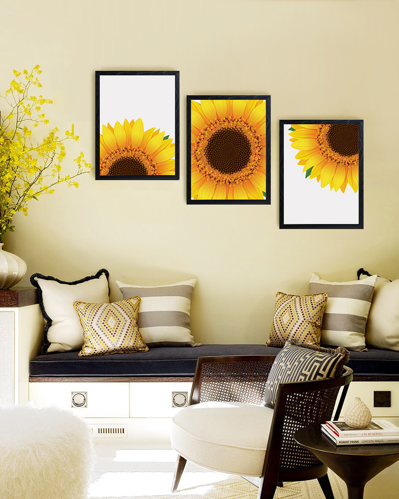 Sunflower Decor Sunflower Wall Art Yellow Wall Art