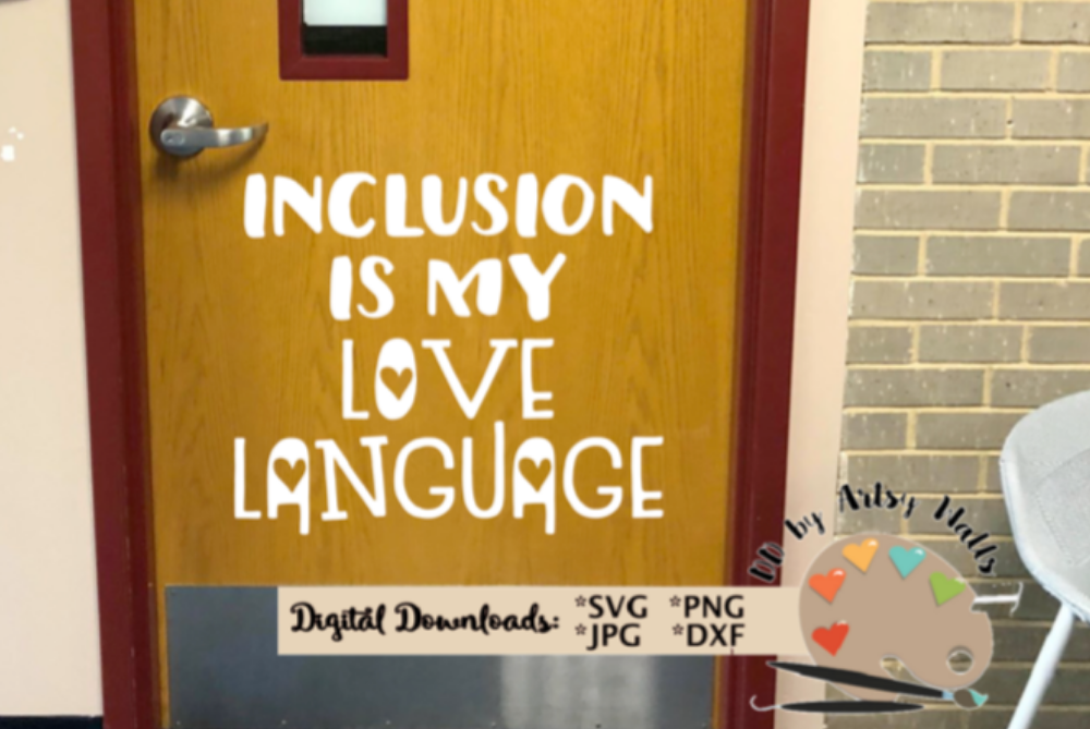 Download Inclusion is my love language, SPED teacher svg, Education