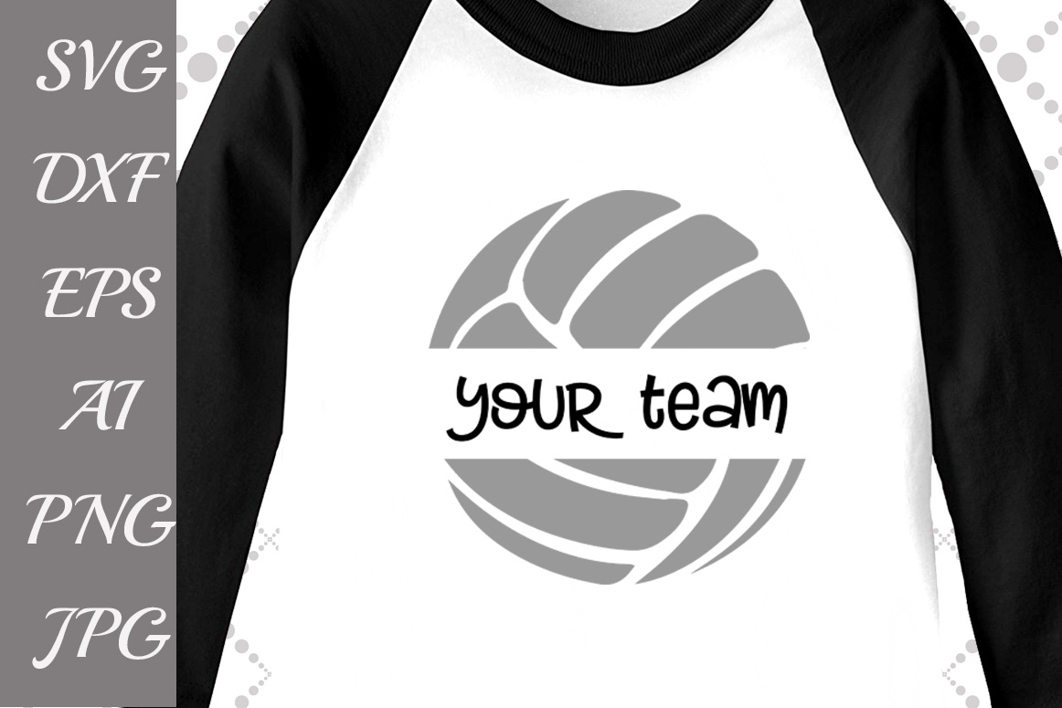 Download VOLLEYBALL MONOGRAM SVG (58358) | Illustrations | Design ...