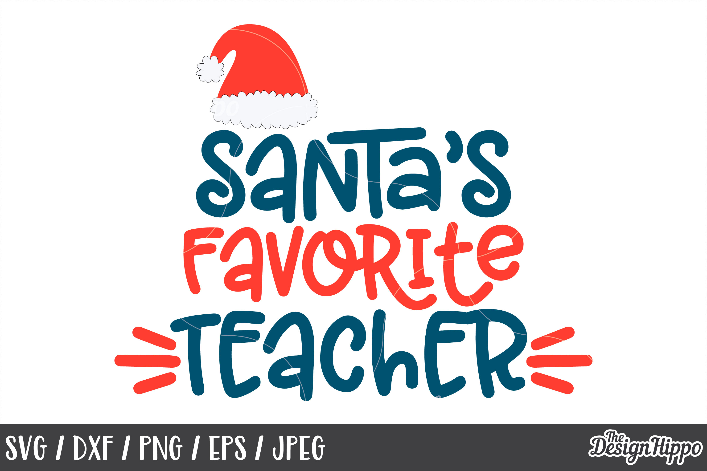 Teacher Christmas Bundle of 10 SVG PNG DXF PNG EPS Cut Files