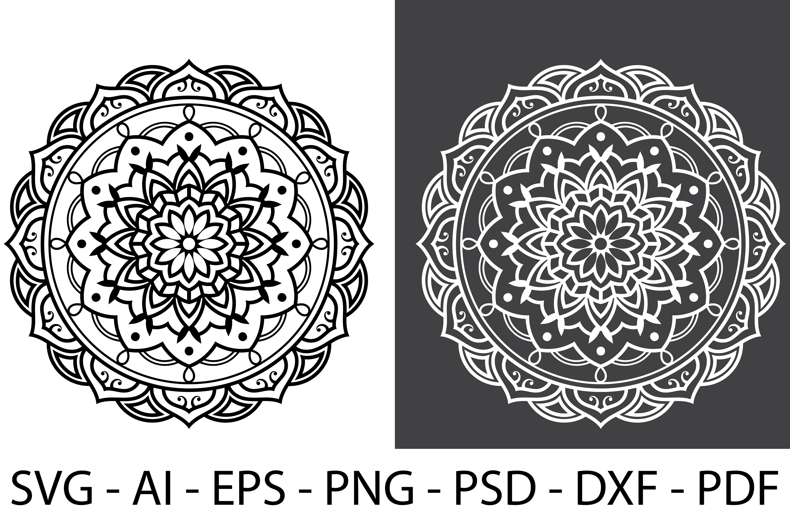 E Circle Mandala Art