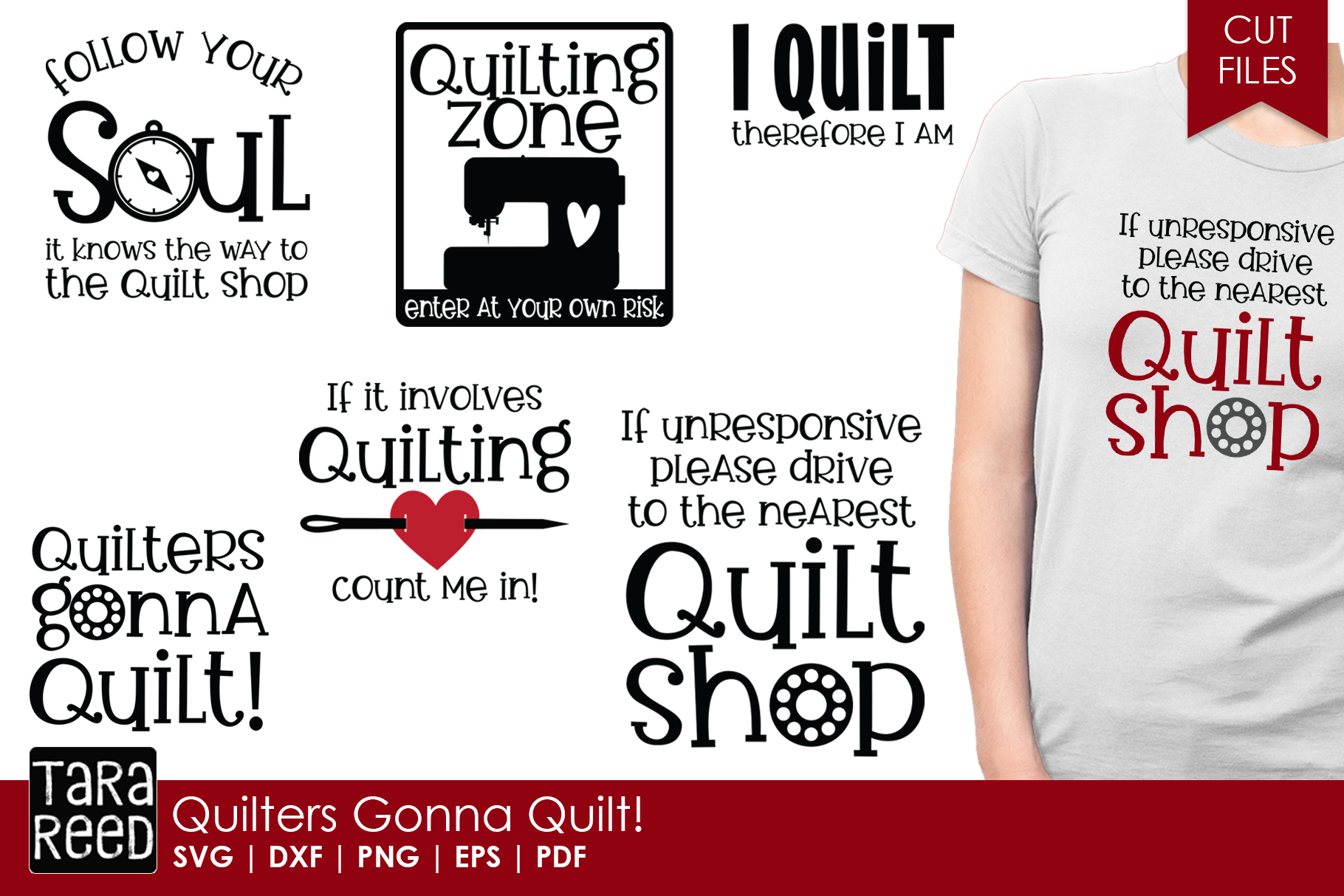 Download Quilters Gonna Quilt - Quilting SVG and Cut Files