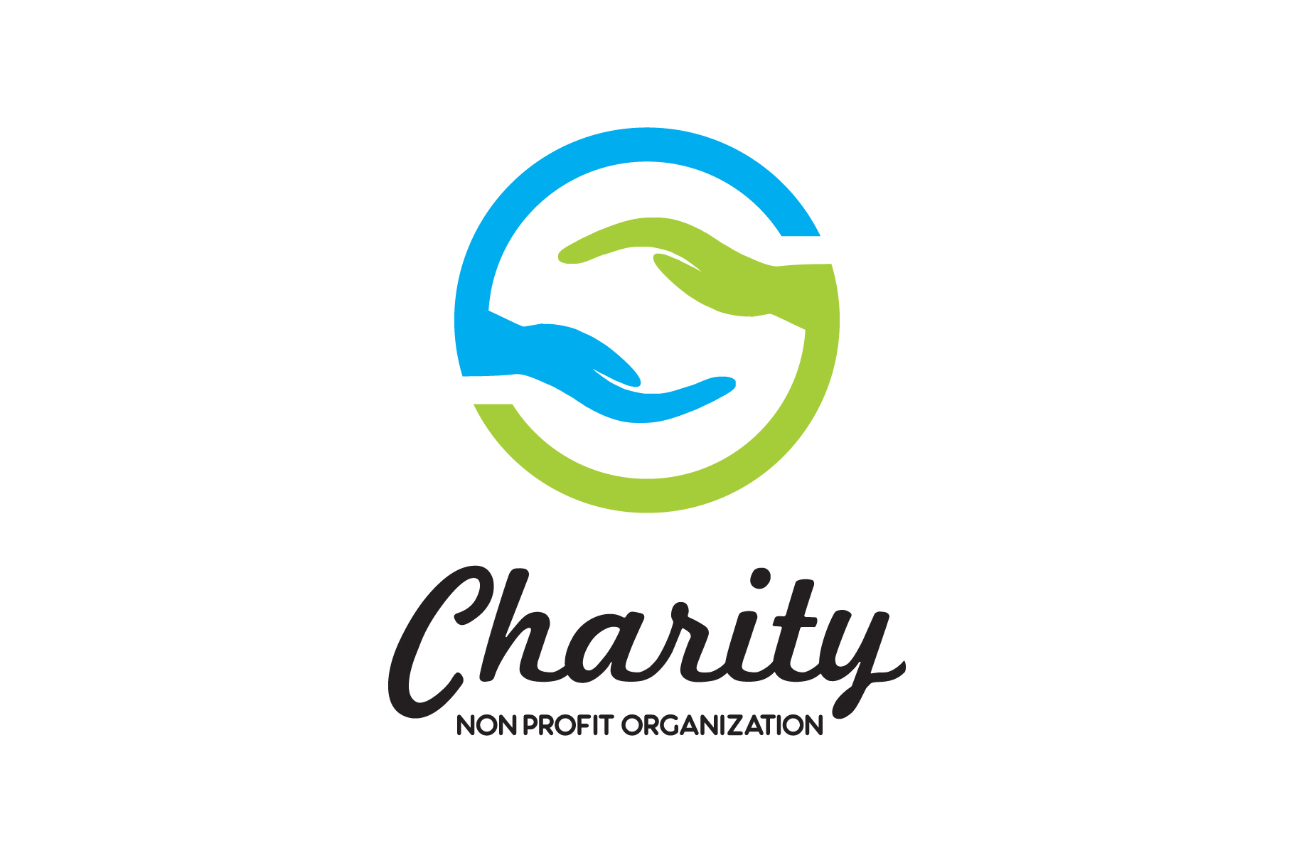 Charity Hand Logo Design Bundles