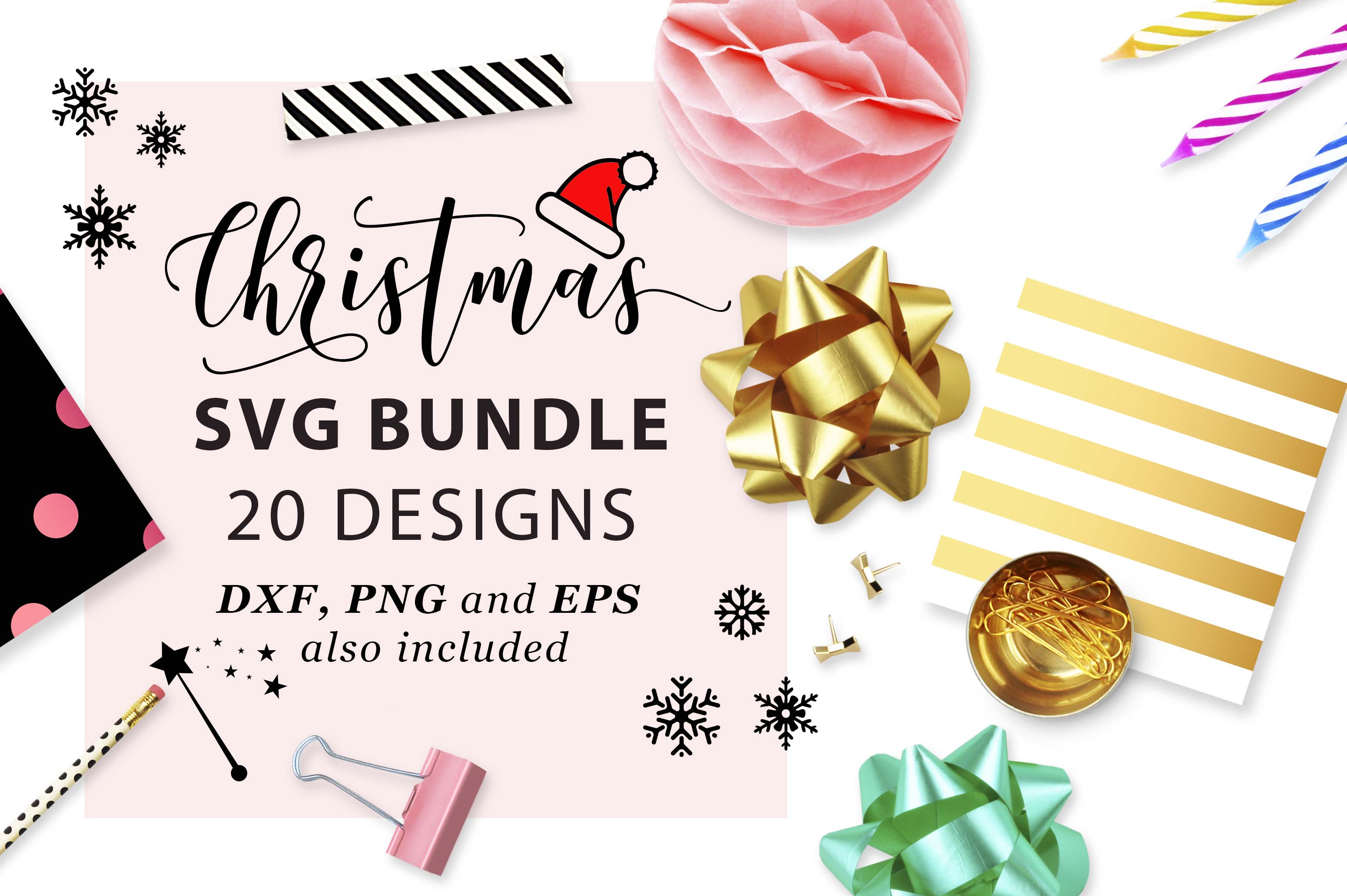 Christmas SVG Bundle SVG DXF PNG EPS