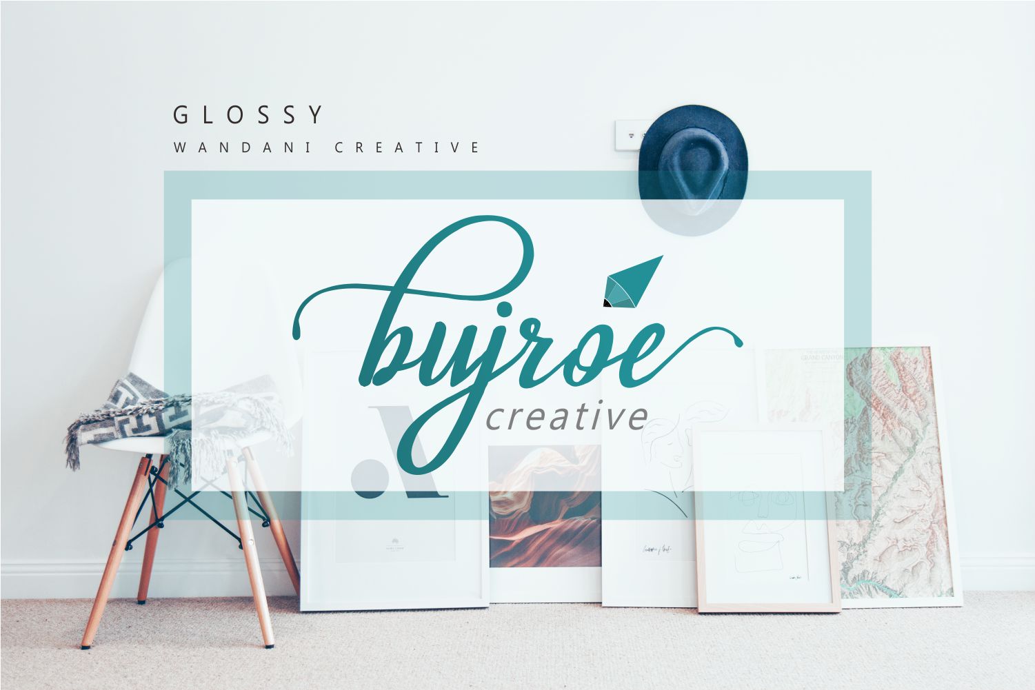 Glossy Font (161328) | Calligraphy | Font Bundles