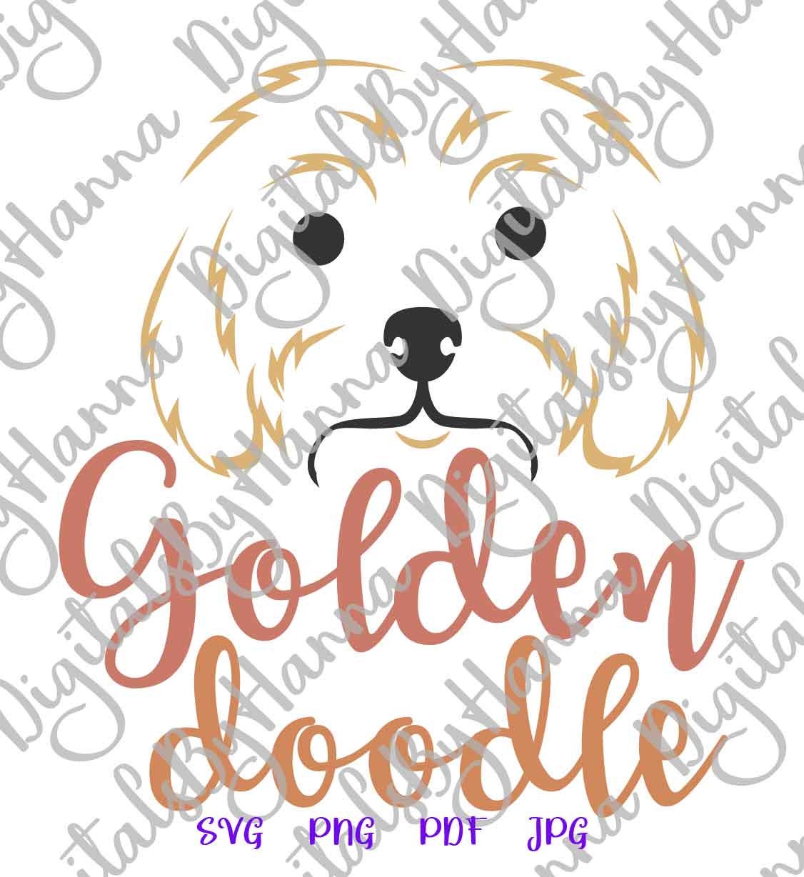 Download Golden Doodle Dog Mom Sign Labradoodle Print & Cut PNG SVG