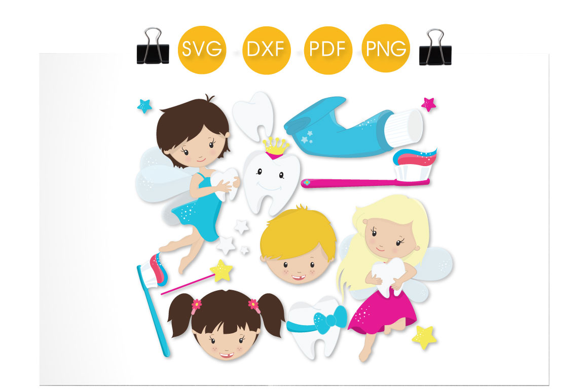 Download Tooth Fairy Set cutting files svg, dxf, pdf, eps included ...