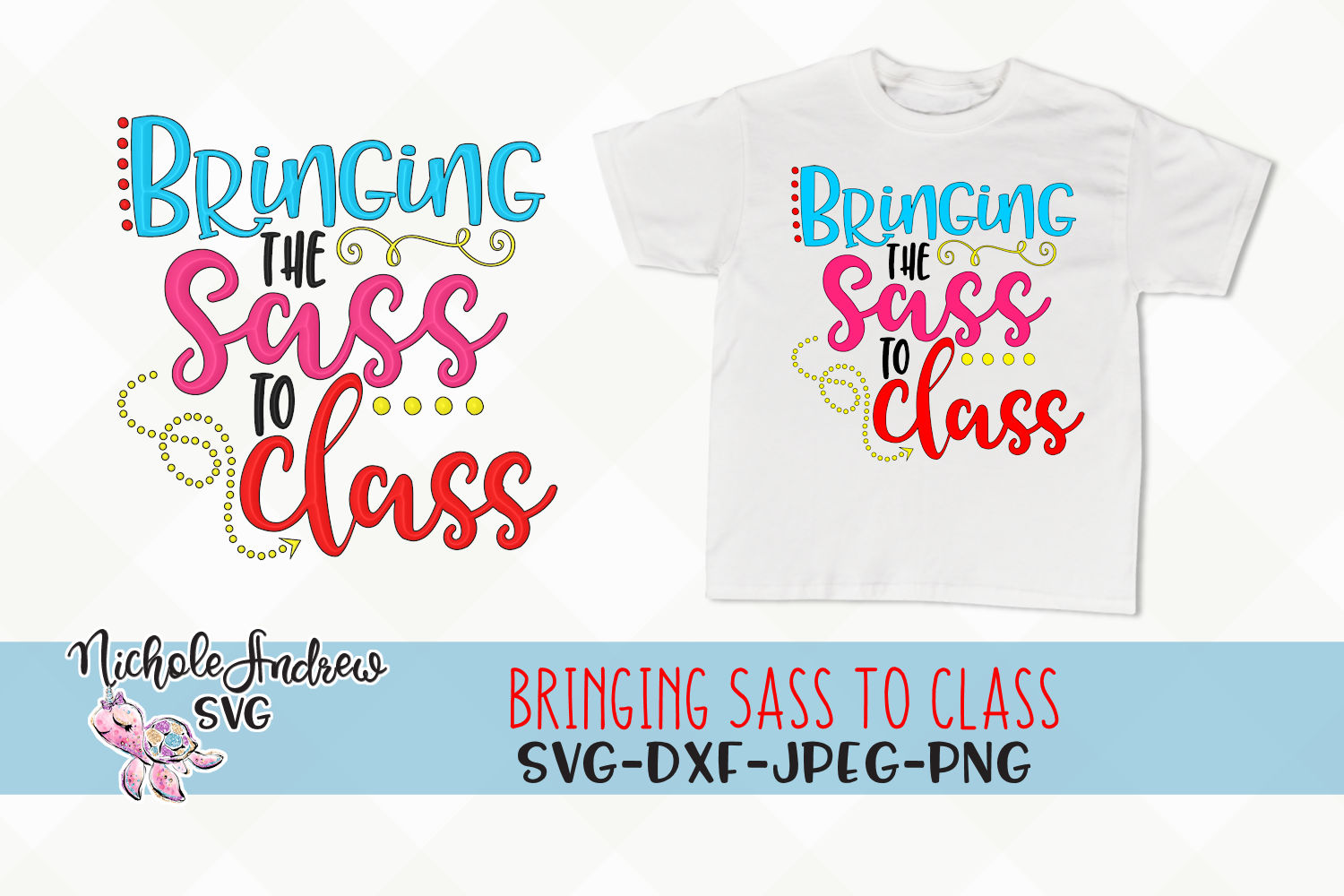 Bringing the Sass to class, Back to school SVG