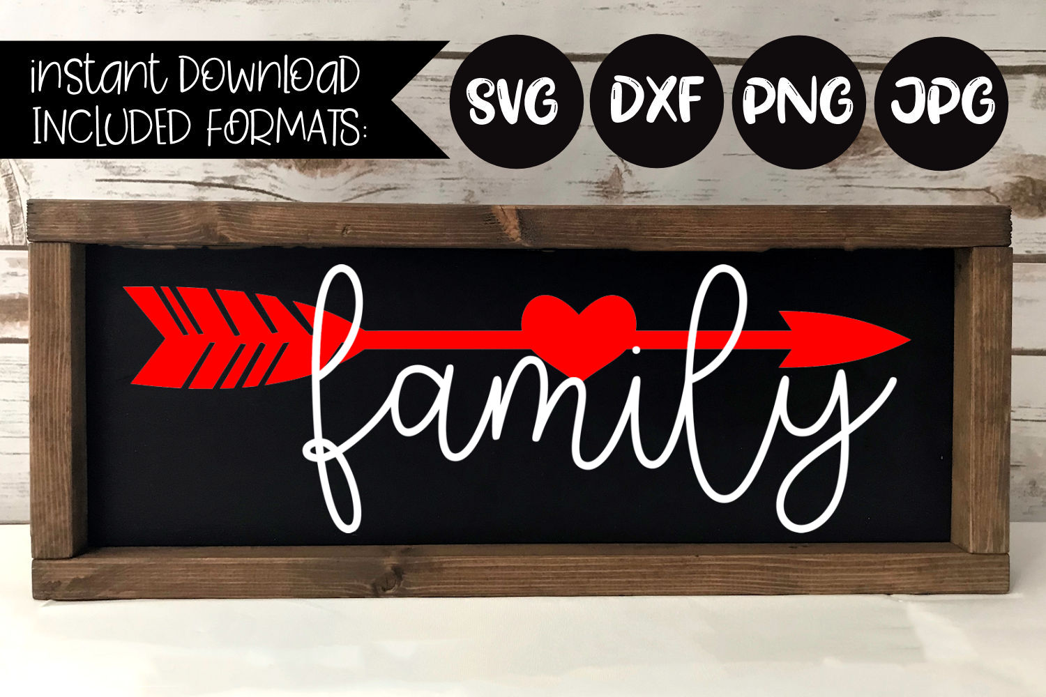 Download Family Arrow Wall Sign SVG (204487) | SVGs | Design Bundles