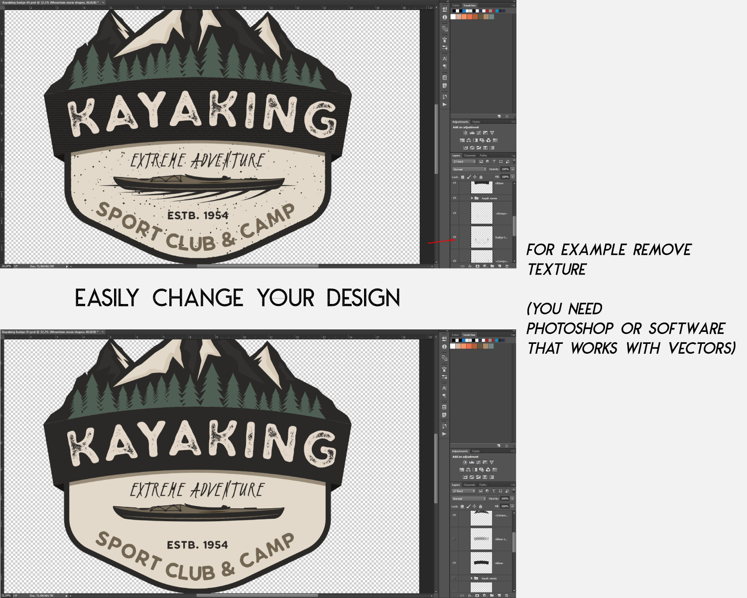 Kayak SVG Cut File, Adventure Digital, Mountain Camp Cut png