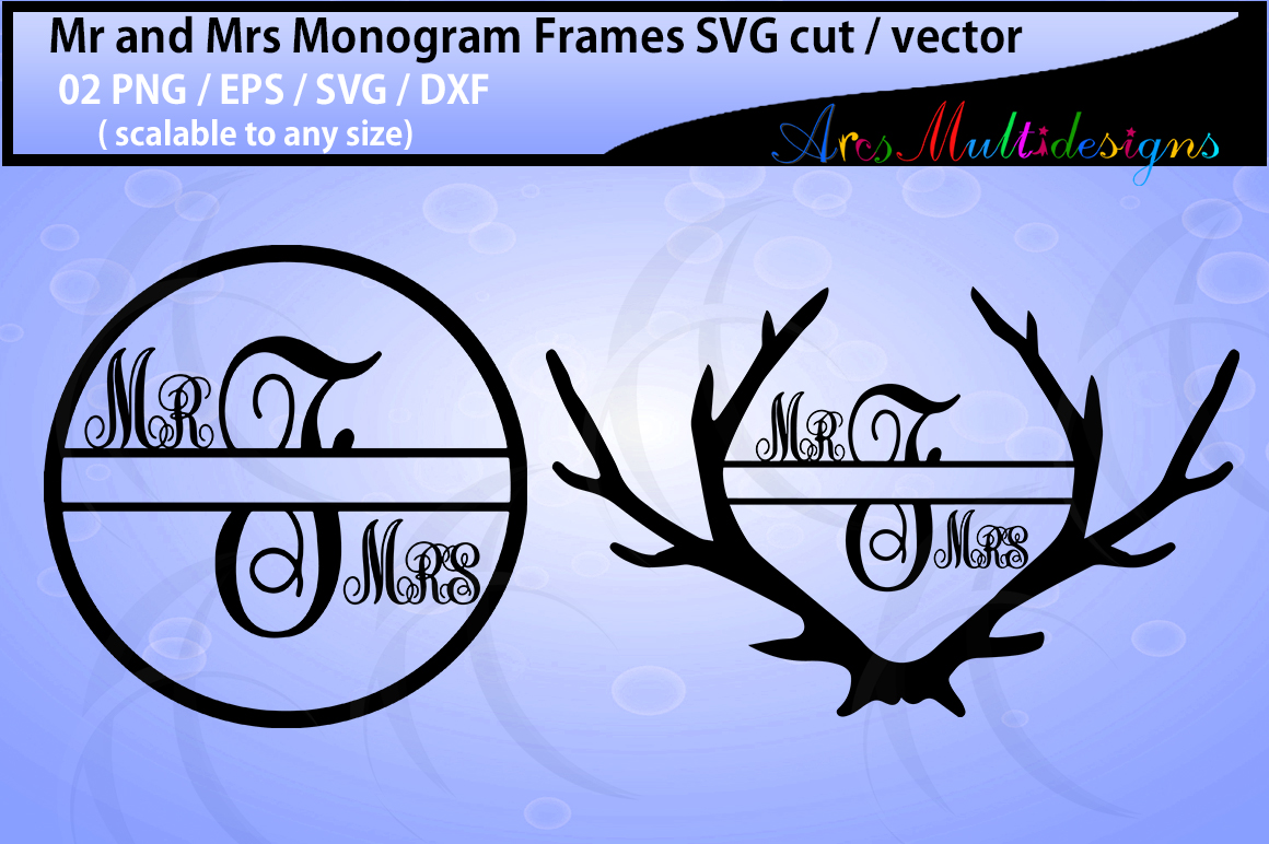 Download Mr and mrs monogram / mr and mrs circle monogram vector ...