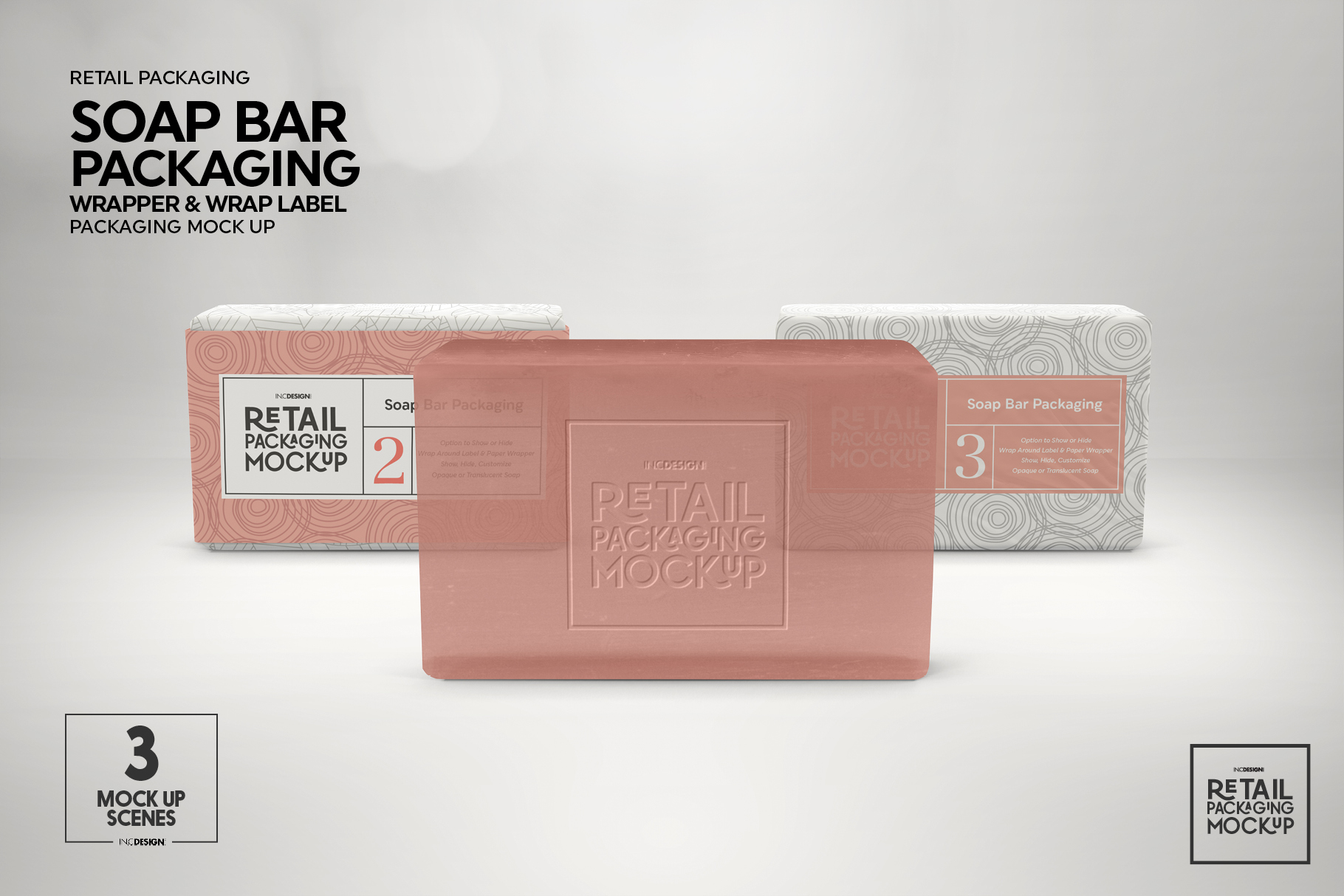 Download Retail Soap Bar Packaging Mockup