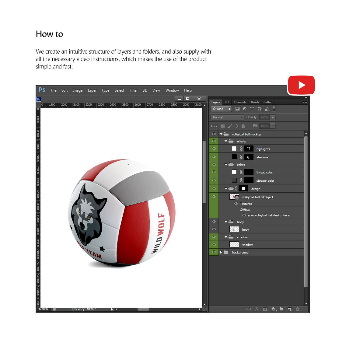 Download Volleyball Ball Animated Mockup